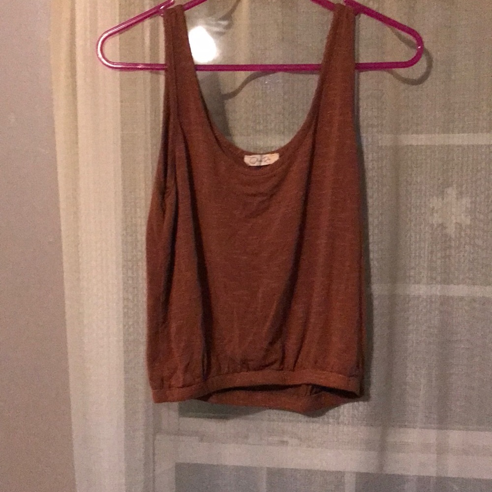 Brown crop top Olivia Rae